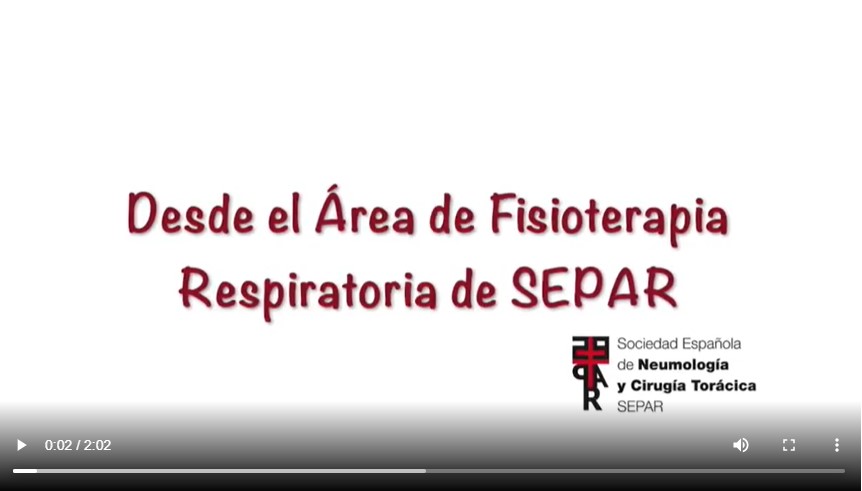 Área de Fisioterapia Respiratoria SEPAR