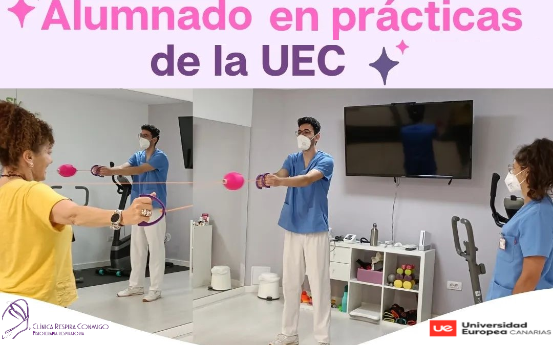 Prácticas del alumnado de grado de fisioterapia de La Universidad Europea de Canarias